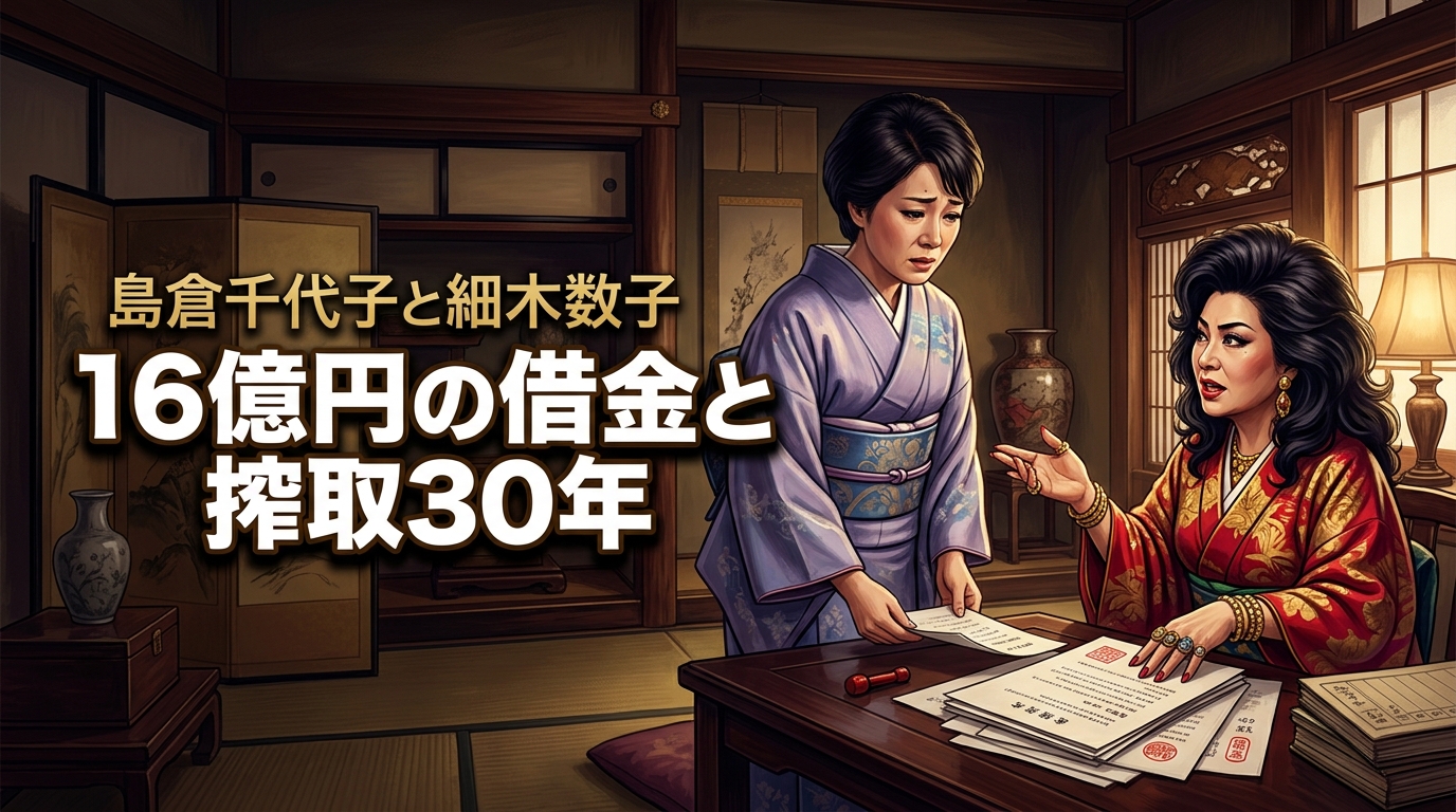 島倉千代子が細木数子に騙された真相！16億円の借金と搾取された30年の裏側